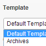 Custom templates